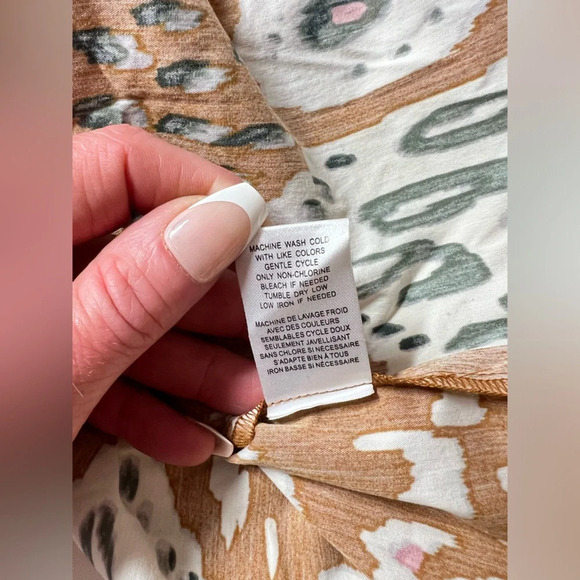 DR2 Amber abstract floral tank size S - Picture 9 of 11